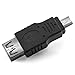 Produktbild deleyCON Mini USB Adapter - Mini USB B-Stecker zu USB A-Buchse - USB 2.0 High Speed Technologie - Schwarz