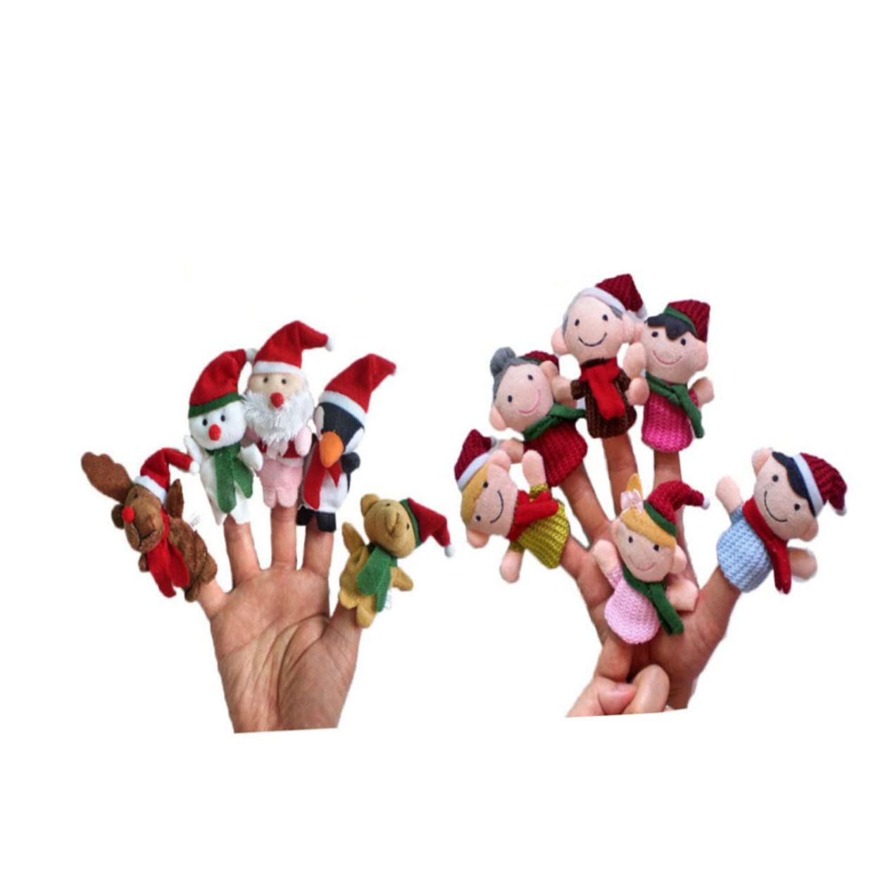 ABOOFAN Burattini Animali Giocattolo Animale Giocattoli Puzzle Giocattoli Educativi Animali Giocattoli Burattini Da Dito Per Bambini Da Dito Per Bambini Giocattoli