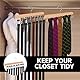 WLLHYF 1 Stück Gürtelaufhänger Stabiler Krawattenhalter mit 14 Haken 360° Drehbarer Platzsparender Organizer für Tanktops, Schals, BHS, Taschen (Holzfarbe)