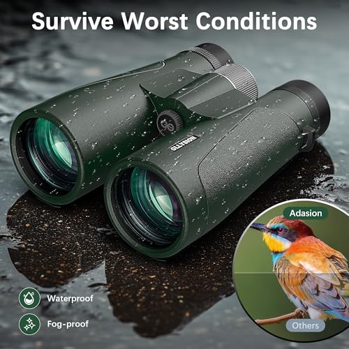 Image of 15X56 Professional UHD Binoculars for Adults High Powered with Phone Adapter and Harness, Super Bright Waterproof Binoculars for Hunting Stargazing Bird Watching Hiking Travel
