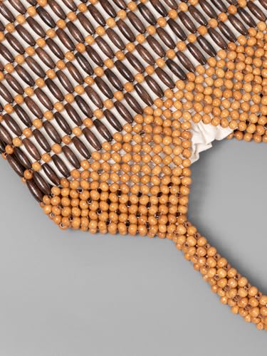 Bolso Pequeño tejido de cuentas de madera para mujer miniatura 5