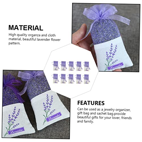 Bolsitas vacías aroma lavanda 22 piezas para closet miniatura 6