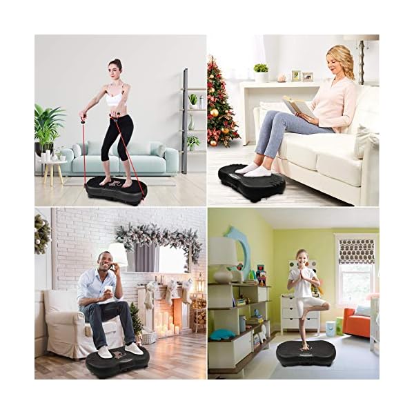 RAVS Vibration Plate Exercise Machine Whole Body Workout Machine