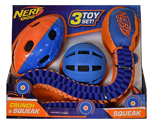 Nerf Dog Assorted Toy Set, 3-Count