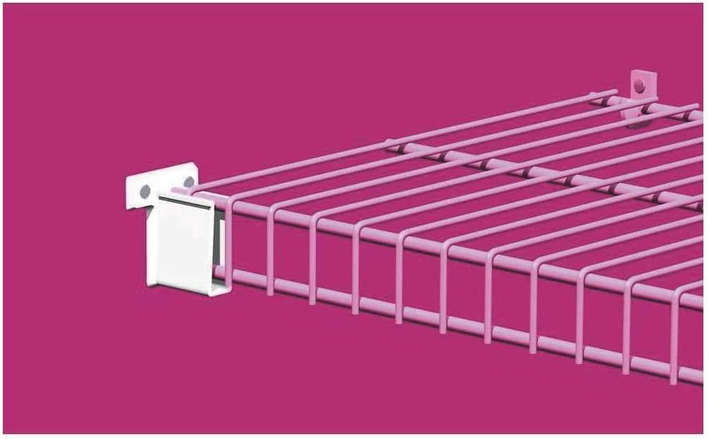 12-Pack White Wall Bracket