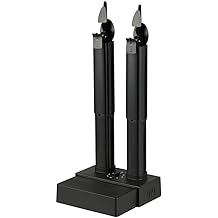 COSTWAY, Electric Warmer with Heat, Timer Knob, Power Indicator, 24 H Operation, ETL Certified, Free-retractable Drying Tubes, Shoe Work, Gloves, Hats, Socks Boot Dryer, Black