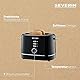 SEVERIN Automatik-Toaster, kleiner Toaster für 2 Scheiben, hochwertig , zum Toasten, Auftauen und Erwärmen, 850 W, schwarz, AT 4321