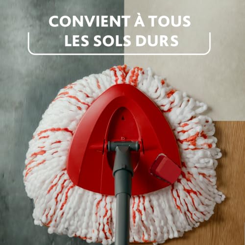 Vileda - Kit Turbo Deep Clean Balai Serpillière avec Seau Essoreur à Pédale - Nettoyage sans Effort des Sols - Microfibres Lavables - Système Laveur de Sol Complet - Retire 99% des Bactéries – vue 7