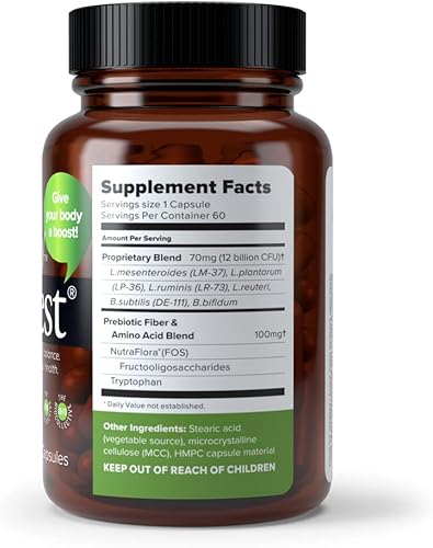 Miniatura 2 de BiotiQuest Probióticos de inmunidad ideales para equilibrar tu intestino y desarrollar resistencia del sistema inmunológico, 12 mil millones de UFC,