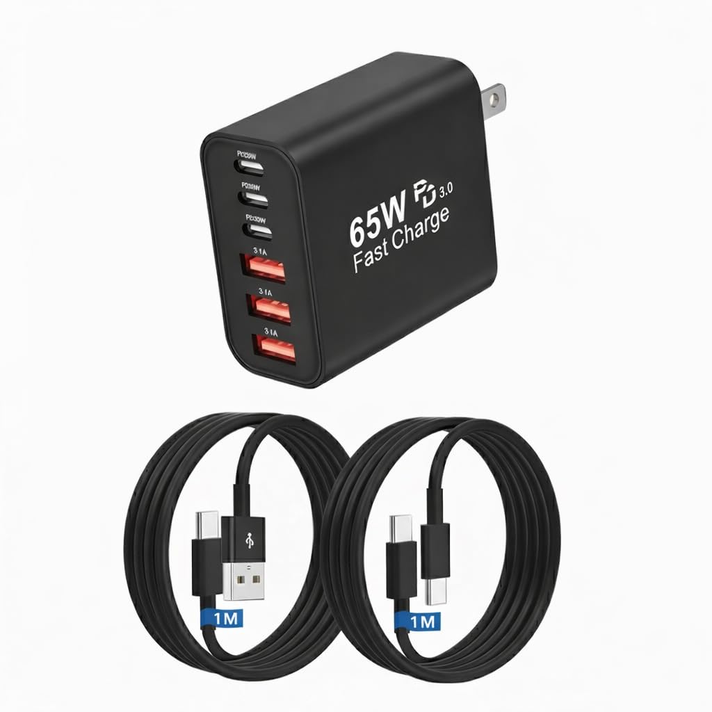 タイプc 充電器 USB Type-C 充電器 合計 PD65W 急速充電 Ga…