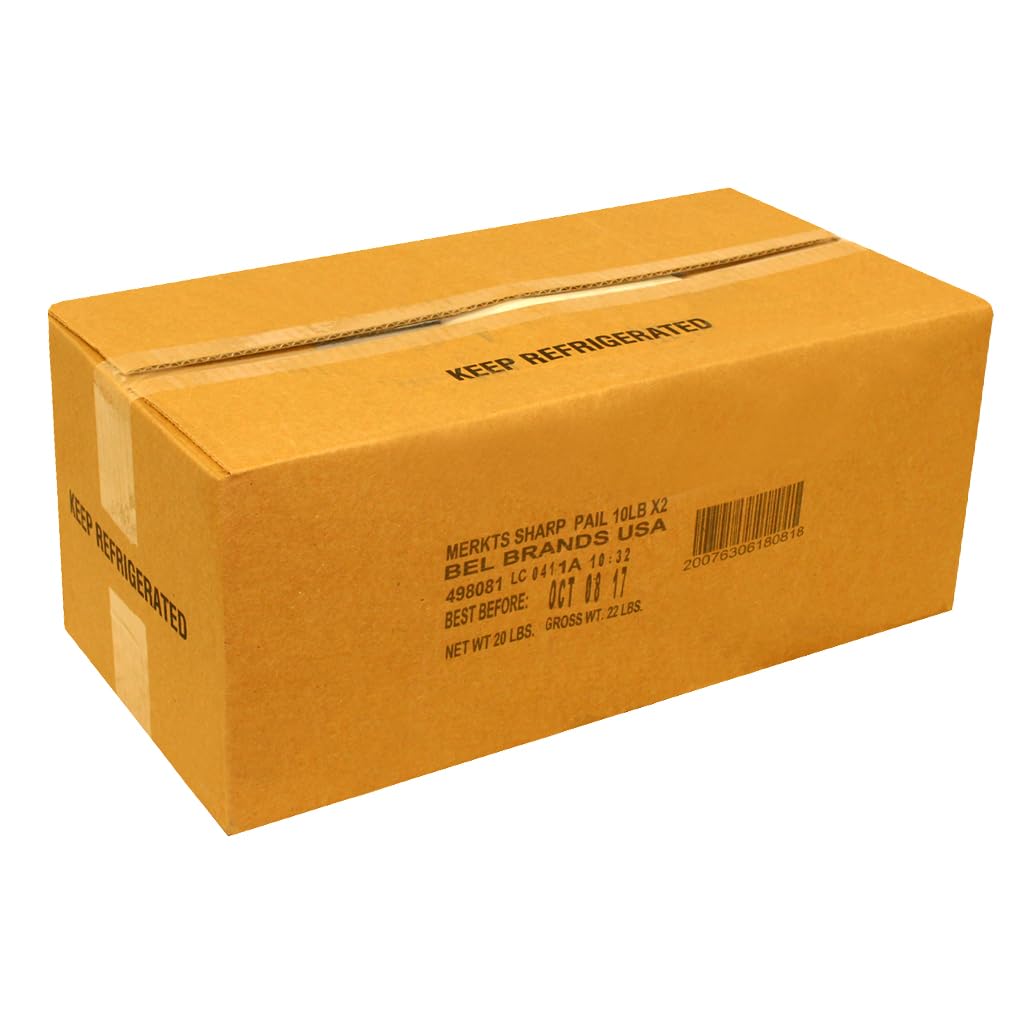 Sharp Cheddar Cheese Spread by Merkts – 10 pounds, Pack of 2
