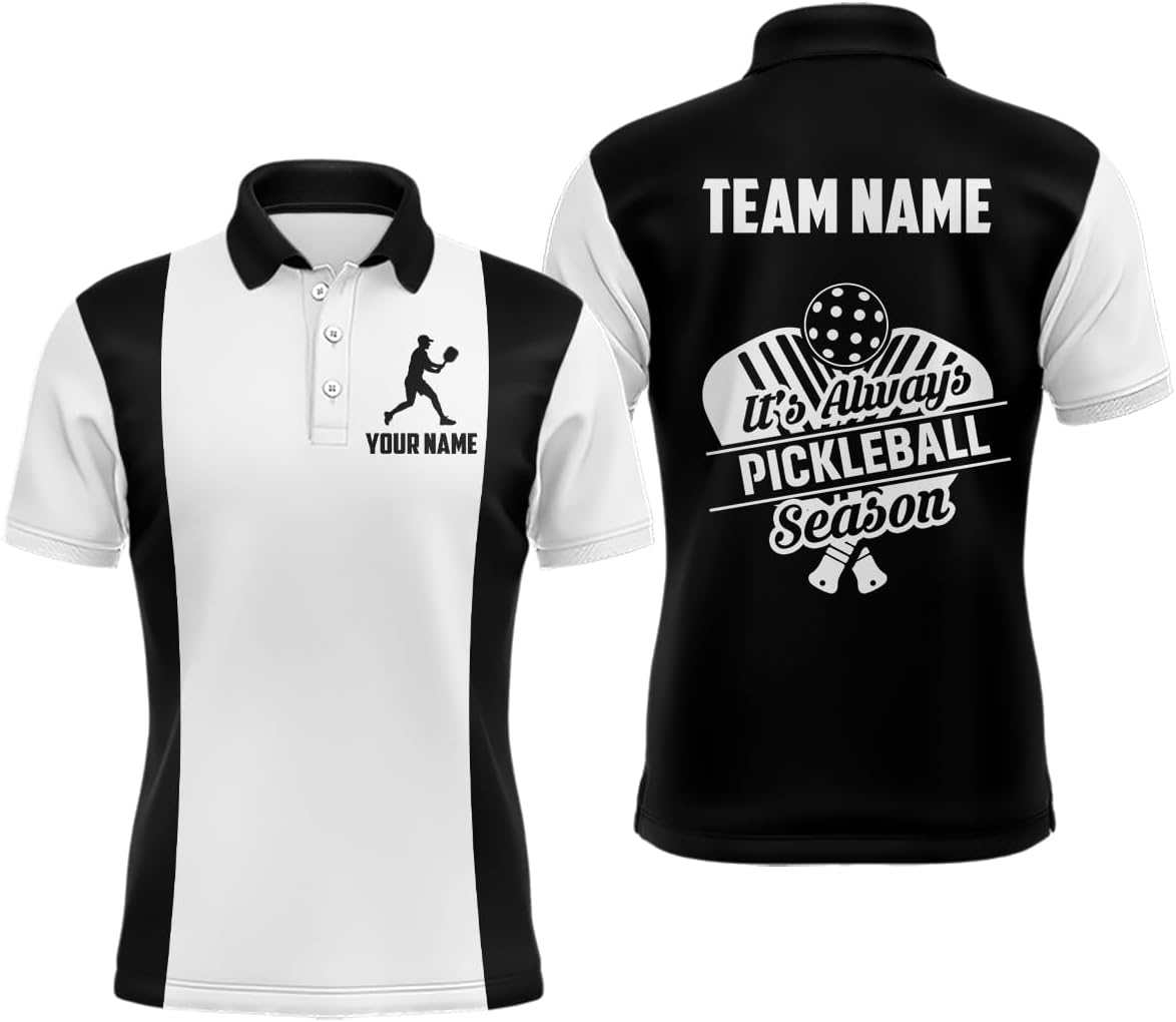 It's Always Pickleball Season Shirts Pickleball Shirt for Women Men Pickleball Jersey Pickleball Team Pickleball Clothes