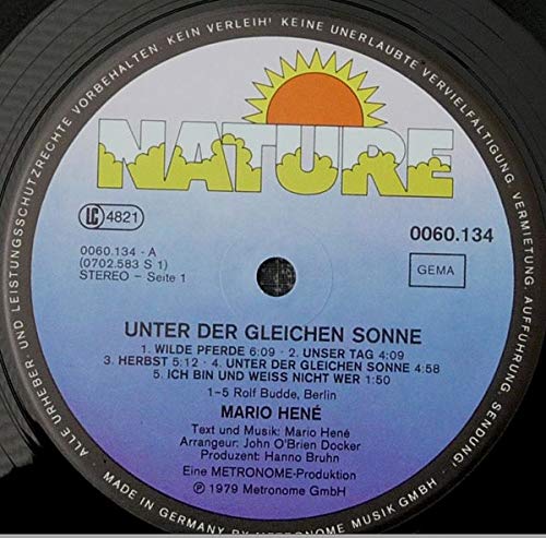 Mario HenÃ© - Unter Der Gleichen Sonne - Nature - 0060.134
