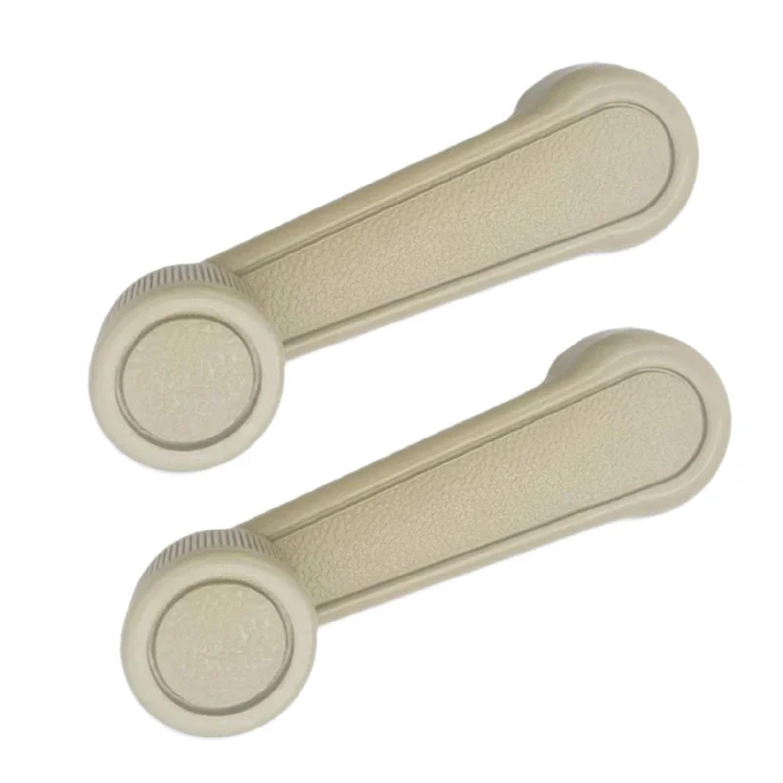 Issrdfeq Beige Window Regulator Electric Window Winding Handles Universal Car Connect Winder Handle Crank Door Lever Replacement Window Winder(Beige)