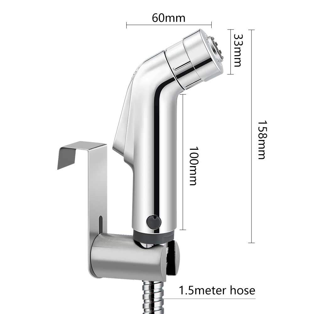 Toilet Seat Bidet 2 Ways Wash Toilet Seat Hand Held Shower Bidet Sprayer Faucet Shower E — view 2