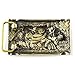 KLAMRA Belt buckle Werewolf, Handmade military Ukrainian Special Operation Forces solid brass belt buckle