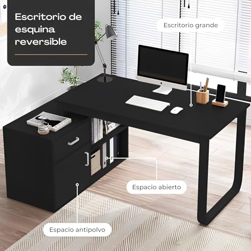 La mejor selección de Escritorios en L para Oficina los más solicitados. 6 Imagen adicional