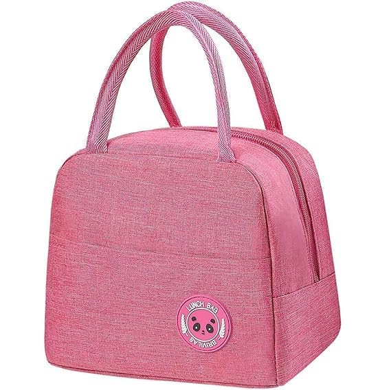 MYSELF Lunch Bags for Office Women, Men, Kids Insulated Travel Box/Tiffin/Storage Bag (Pink) (B0CRZBSDJJ) Amazon Price History, Amazon Price Tracker