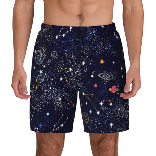 Short de bain constellation homme léger pour la plage