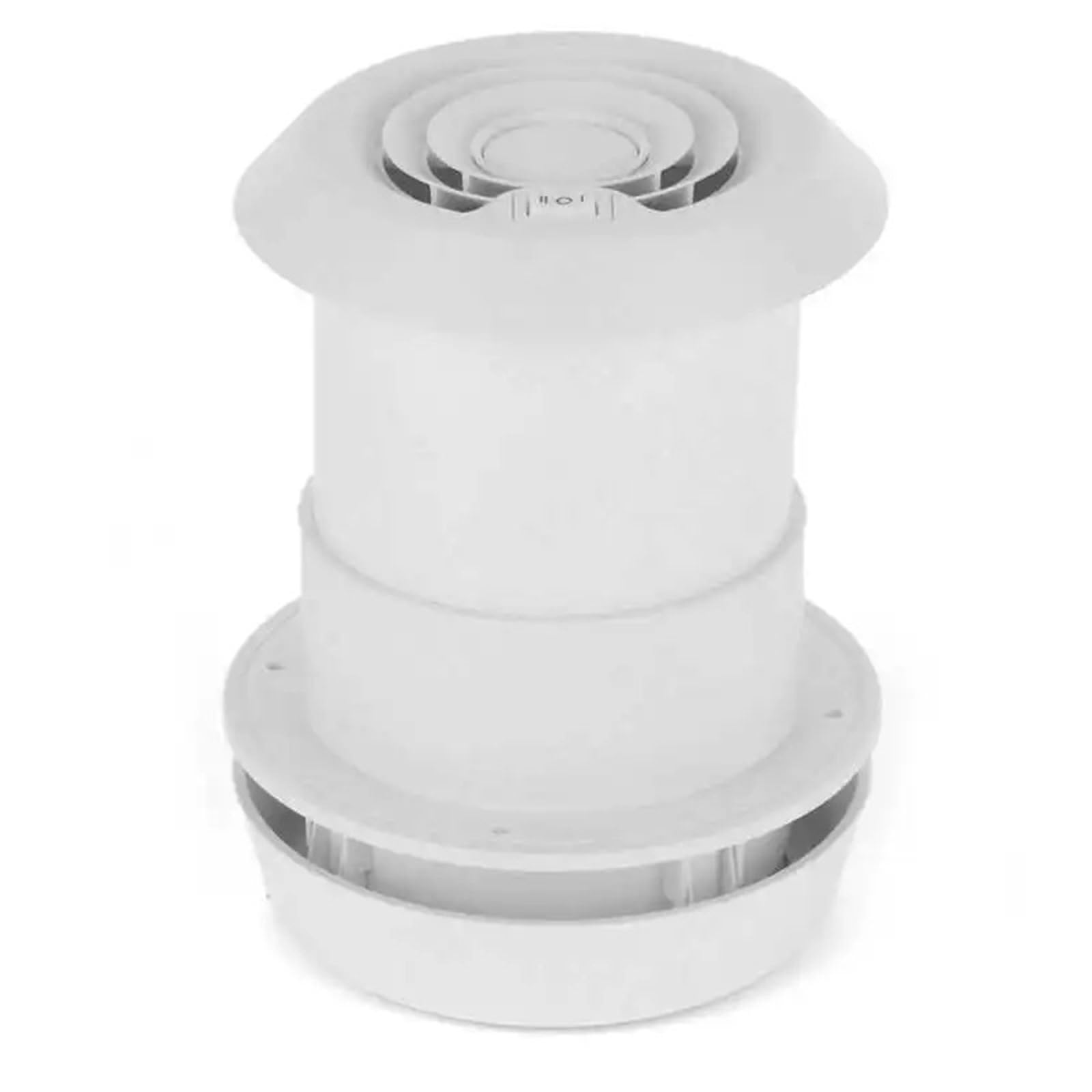 Ventilador de Techo for Caravana o Autocaravana de 12 V, silencioso, con Rejilla de ventilación y Extractor for autocaravanas, caravanas, remolques de Viaje y Furgonetas. Equipos de Ventilación
