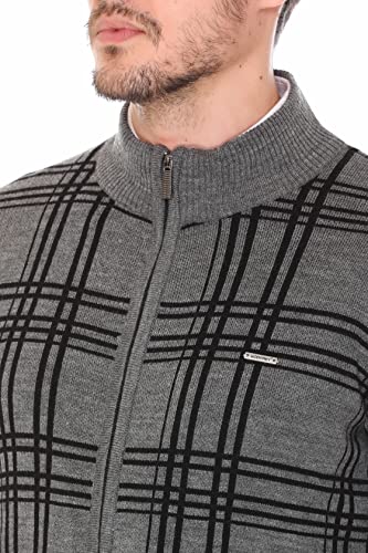 Image of GODFREY Full Sleeve Zipper Sweater for Man Winter Wear -Mens Woolen Sweaters Turtle Neck