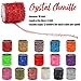 LURELINK-Crystal-Flash-Chenille-Fly-Tying-Materials-16-Colors-Sparkling-Chenille-for -Crappie -Jig Making Supplies & Fly Patterns (16-Colors)