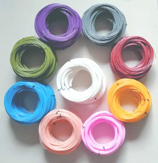Image of Creative Multicolored Printing PLA Filament for 3D Pen (1.75 mm Thickness, 5 m Each) - Set of 10