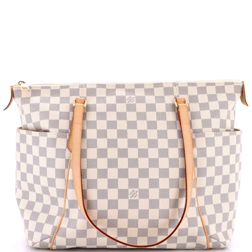Pre-Loved Totally Handbag Damier GM, White