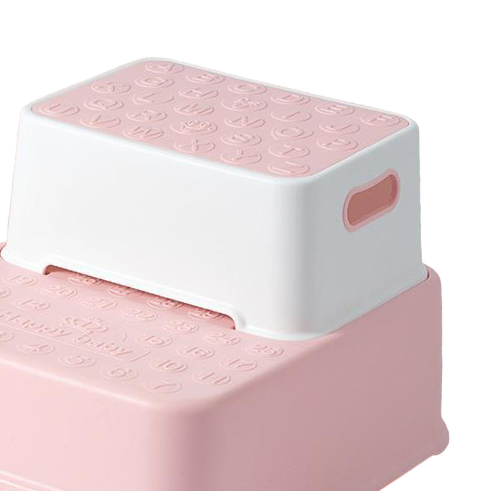 rockible Escalón Infantil para Baño y Cocina, Seguro y Práctico, Rosa