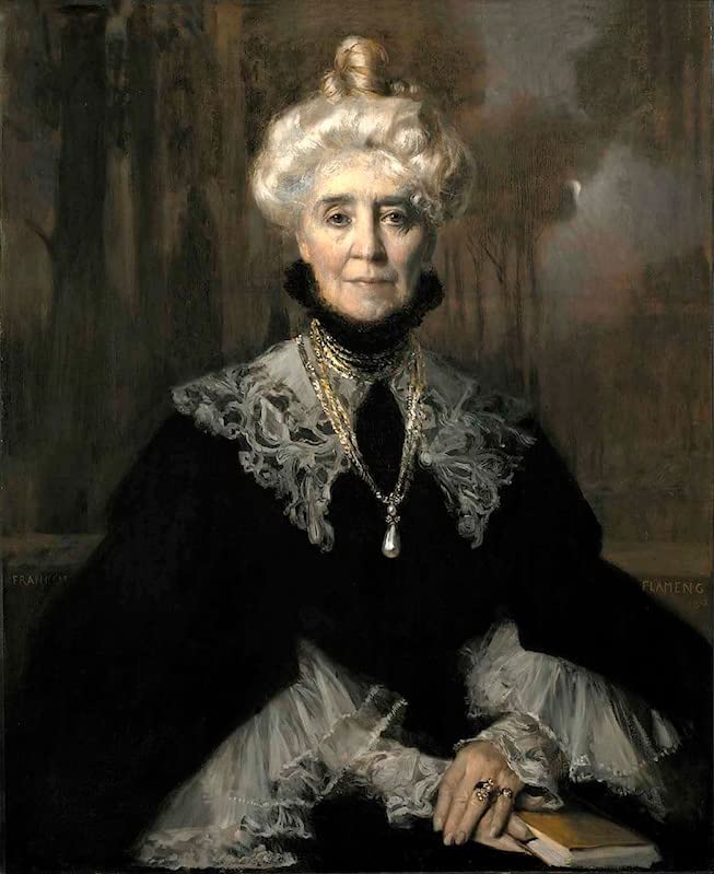 Image sur toile Mme Adeline M. Noblesse François Flameng pour habiller un grand mur vide