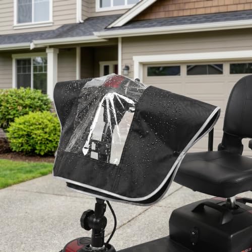 Carcasa para paneles de manillar Kisangel contra la lluvia en sillas motorizadas 6