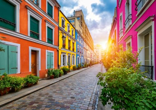 Wonder Forge Rue Cremieux Paris 1000 Piece Jigsaw Puzzle for Adults | Unique, Perfectly-Fitting Pieces | Fun, Vibrant Imagery | Amazon Exclusive