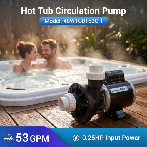 Image of SPA Circulation Pump 0.25HP, (115V or 230V) - Model: 48WTC0153C-I