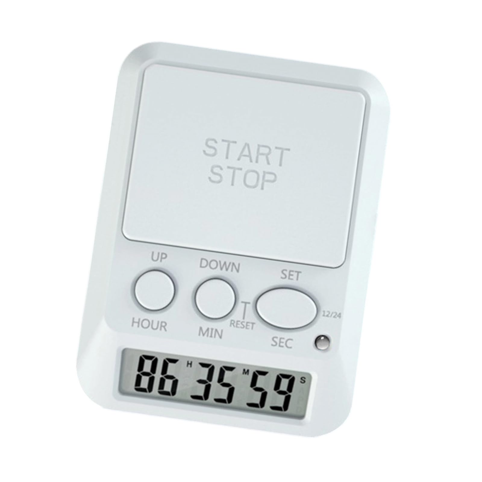 Visible LCD Screen Timer with 199 Hours Setting & 12-24 Hour Mode Electronic Timer for Various Applications Multifunctional Digital
