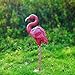 OAGluminix Pink Yard Flamingos for Outside, Outdoor Metal Flamingo Sculptures Decor for Garden Yard Lawn, Flamingo Decor Statue Gifts for Women Mom Grandma