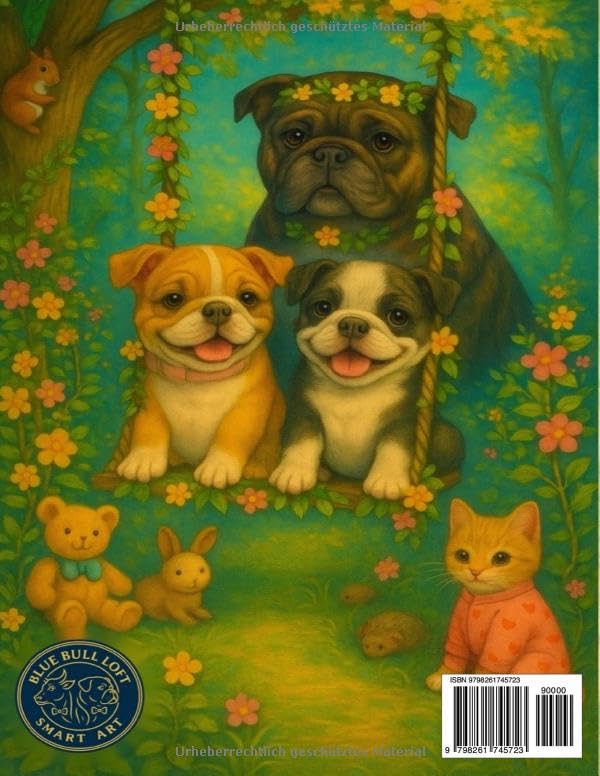 Bulldog Abenteuer: Kreativ-Malbuch