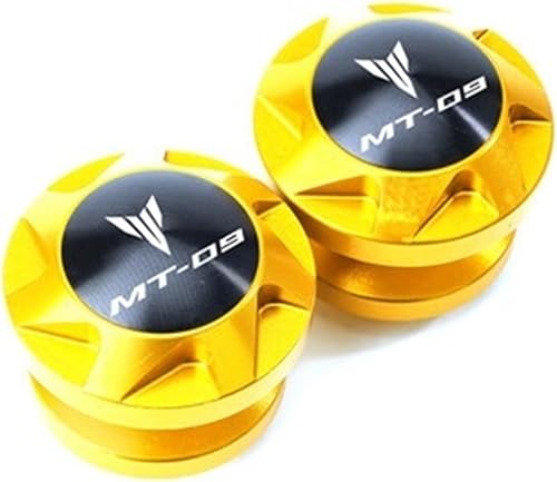 Tornillos de soporte deslizante M6 para carrete basculante para Yamaha MT-09 MT09 MT 09 Tracer 2014-2019 2018 2017 Anticaída Marco deslizante (Color