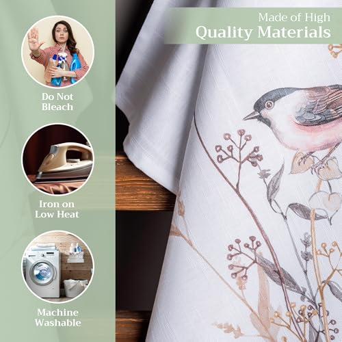 Maison-dHermine-Kitchen-Towels-100-Cotton-2750-x-20-Cloth-Dish-Towels-for-Kitchen-Absorbent-for-Home-Dining-Parties-Easter-Decorations-SpringSummer-Meadow-Florals-Brown-Set-of-3 Maison dHermine Kitchen Towels 100 Cotton 2750 x 20 Cloth Dish Towels for Kitchen Absorbent for Home Dining Parties Easter Decorations SpringSummer Meadow Florals Brown Set of 3