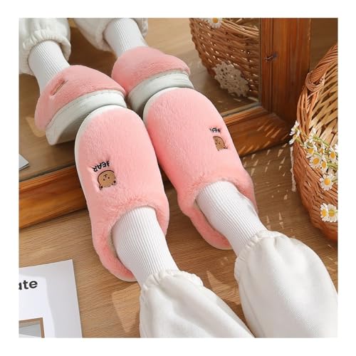 Sandals, Women's Plush Winter Slippers - Cozy Furry House Shoes for Indoor Warmth Shower Shoes3