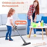 Cordless Vacuum Cleaner for Home, Stick Vacuum Cleaner with 80000 RPM Brushless Motor, 2600mAh Rechargeable Batteries, 2 Adjustable Suction, Anti-Tangle, Lightweight Handheld Vacuum for Hard Floor - Image 3