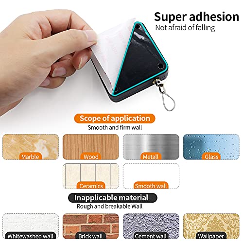 Punch Free Auto Sensor Door Closer,Quick Easy Door Closer Multifunctional Automatic Sliding Door Closer With Steel Drawstring For Residential Commercial Doors,Back Door, Bathroom Door (4P, Black) #TOP5