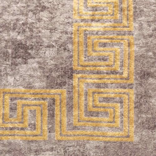 Tapis de couloir gris 50x300 cm MARSA en polyester velours et PVC - 8