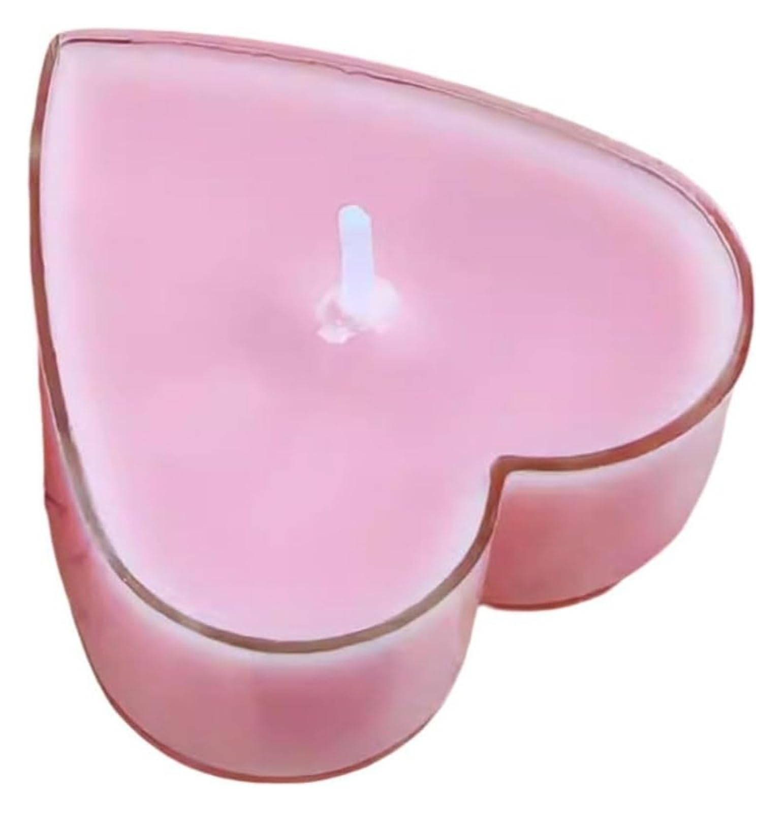 Świeca zapachowa, 30 sztuk Natural Veg Ghee Cotton Knot Mini Plastikowe Świece Roze Domowe Wakacje Relaks Spa(Roze)