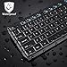 Eagletec KM120 Wired Keyboard and Mouse Combo Slim, Flat & Quiet, Ergonomic Full Size 104 Keys Keyboard & Small Portable Mouse for Windows PC (Black Wired Keyboard & Mouse Set)