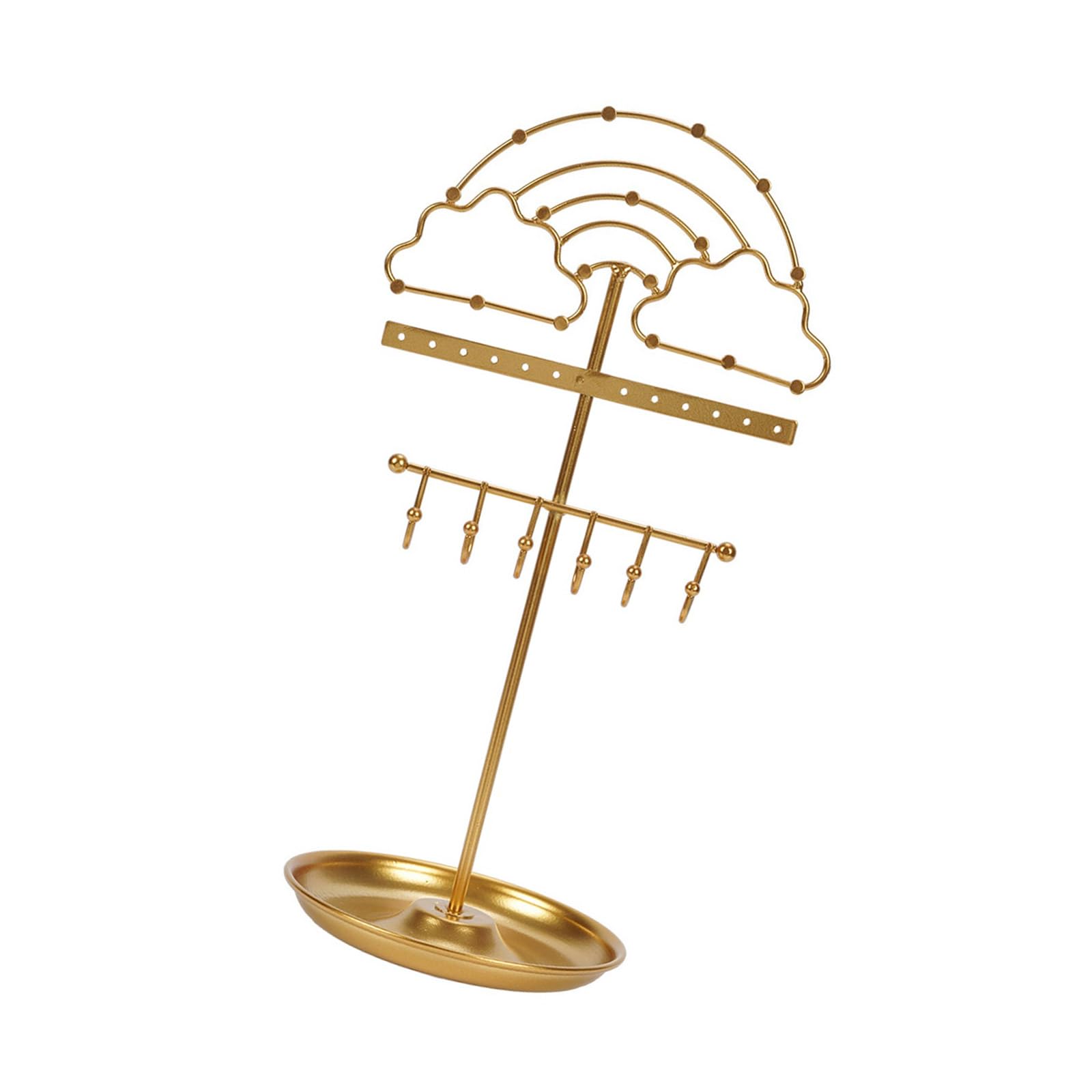 Multifunctional Jewelry Holder Earring Storage Rack, Jewelry Rack with Easy Access to Necklaces and Accessories, フリーサイズ