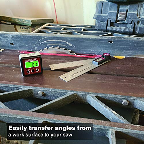 Calculated Industries 7489 Accumaster Value Pack – 2-In-1 Digital Angle Gauge Plus The Digital 7-Inch Angle Finder Ruler | Accurate Precision Tools For Carpenters, Woodworkers, Fabricators | 2-Pieces #TOP2