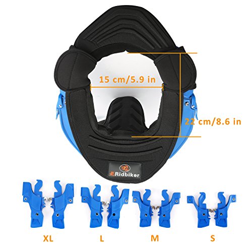 image for RIDBIKER Motocross Neck Brace for Adult Motorcycle Cycling Protector G