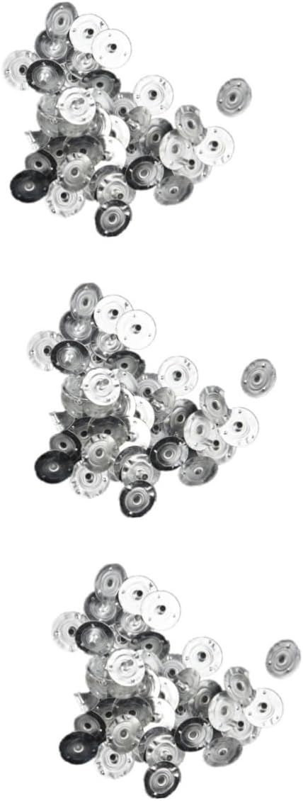 TEHAUX 3sets DIY Candle Making Kit Natural Wick Centering Device Metal Wick Tabs Base Accessories for Handmade Wax Candles 300pcs*3