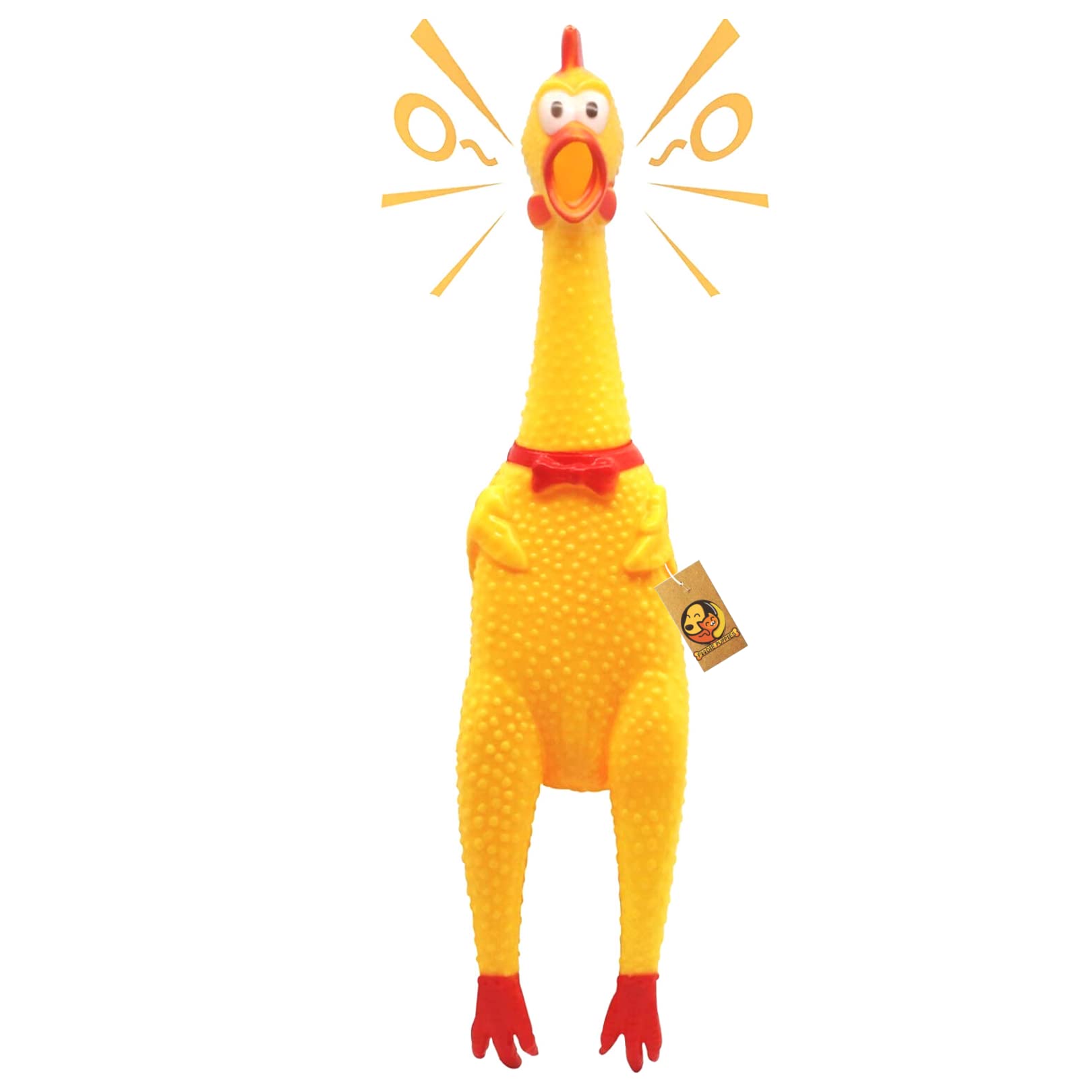 Foodie Puppies Interactive Squeaky Hen Toy for Dogs and Puppies | Non-Toxic Material, Chew Safe Detachable Toy | Chewing, Fetching, Teething & Playing | Dotted-Pattern, Loud Squeaker (B09SQ5B8XW) Amazon Price History, Amazon Price Tracker