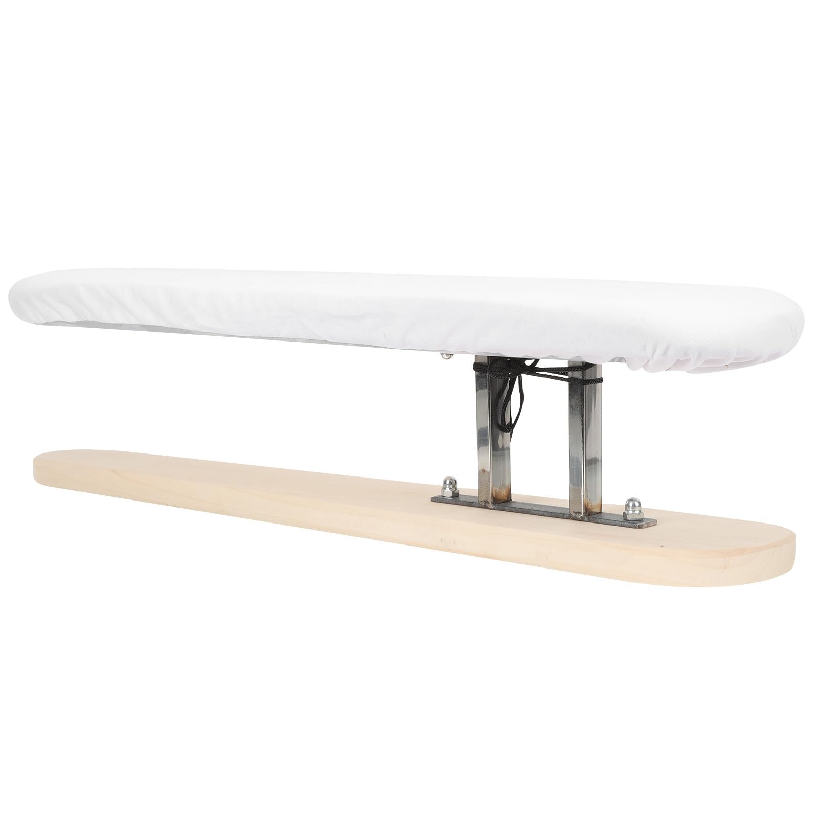 Asse da Stiro Portatile da Tavolo in Legno Panno Bianco | Camicie e Capi, Accesso Pratico alle Piccole Zone, Design Compatto per Sarto